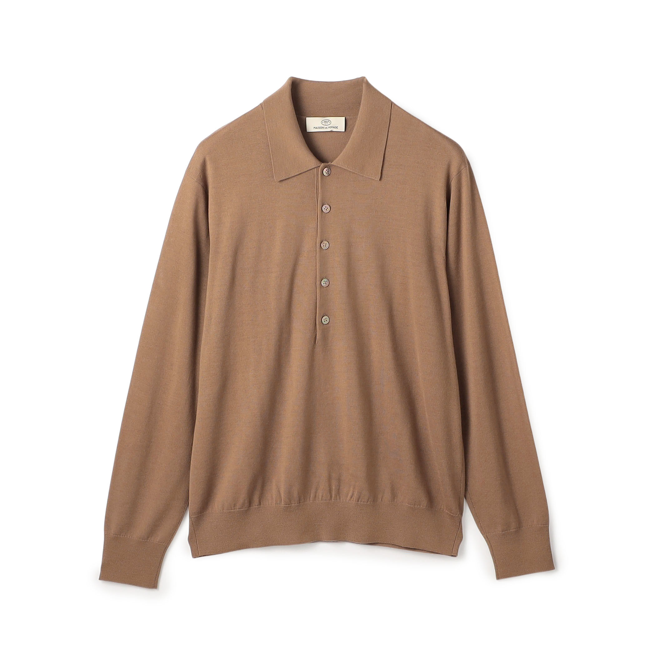 16Gキャッシュウール ニットポロシャツ｜トゥモローランド 公式通販