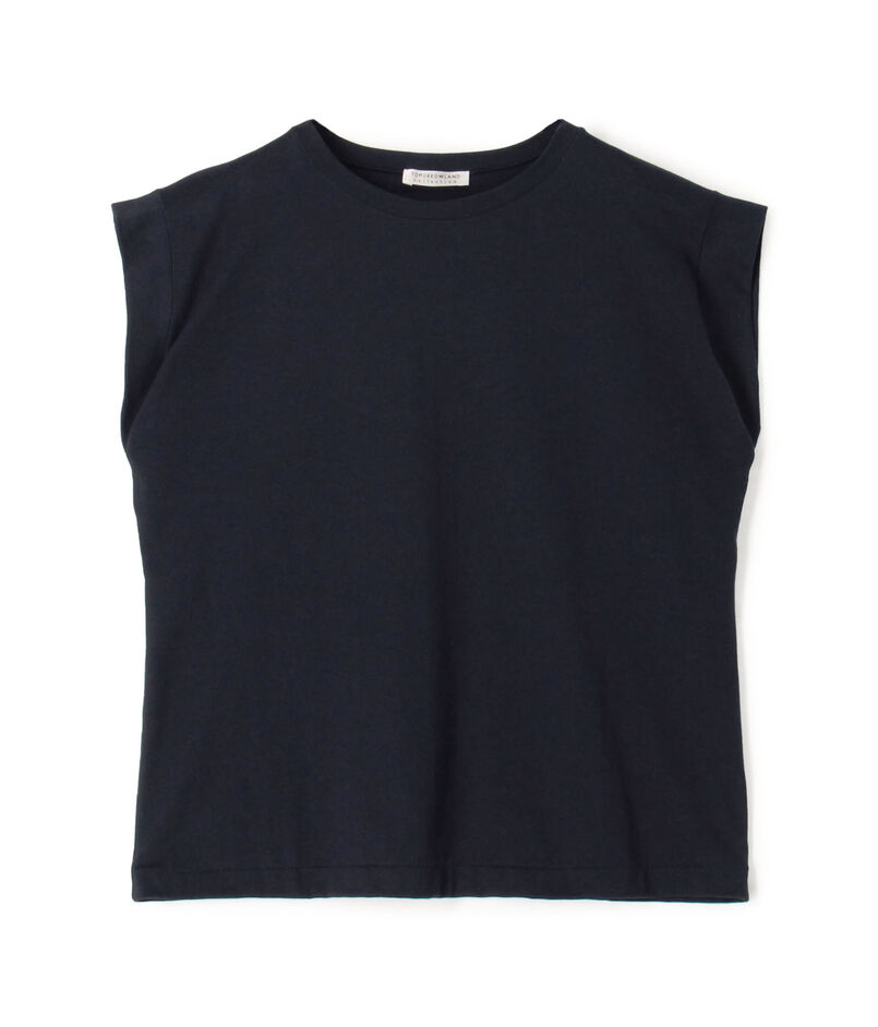 スーピマコットンジャージー フレンチスリーブプルオーバー