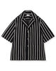 【別注】Salvatore Piccolo CUBA コットンストライプ オープンカラー ハーフスリーブシャツ