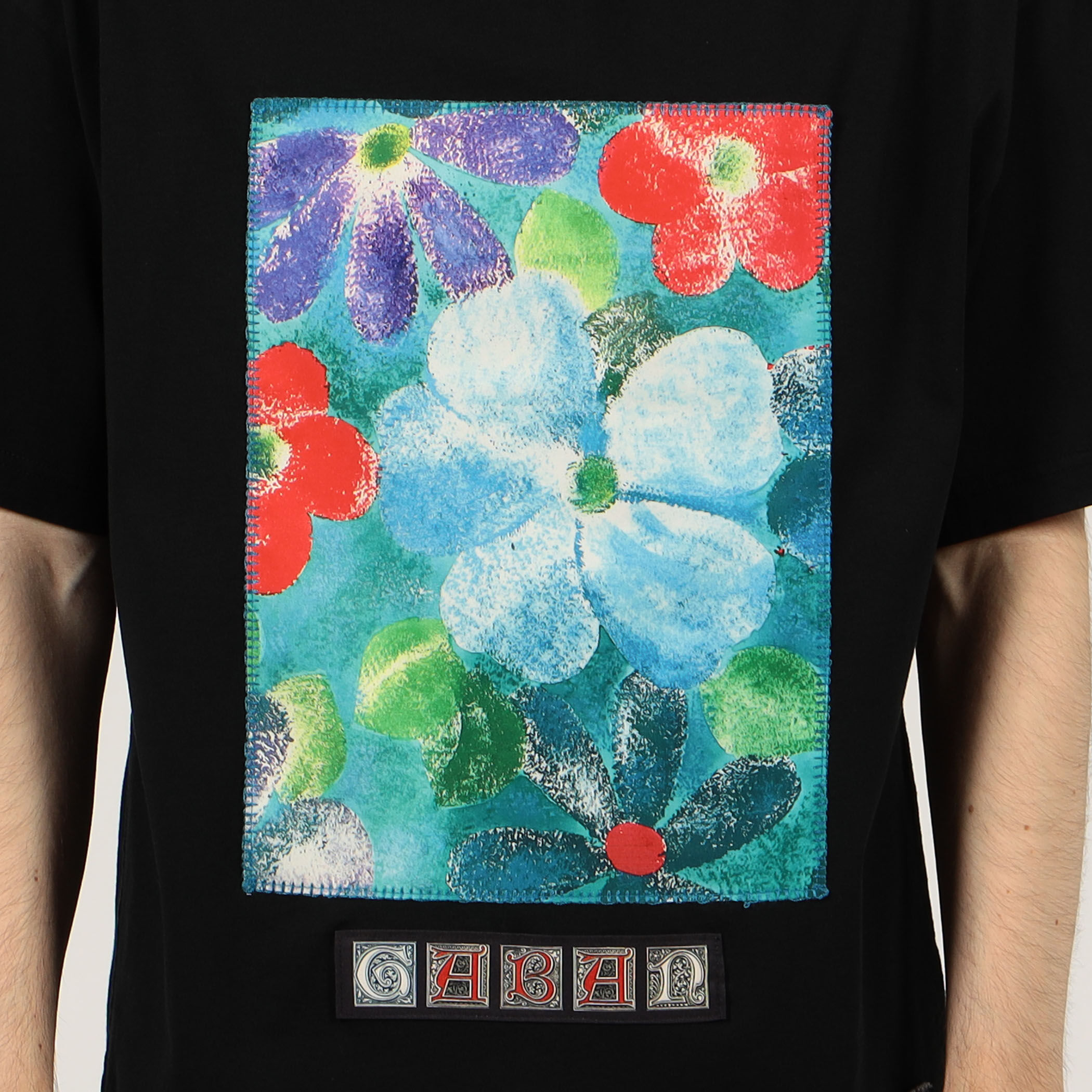 CABaN ドライスビンコットン IBIZA プリントTシャツ CABaN ドライスビンコットン IBIZA プリントTシャツ