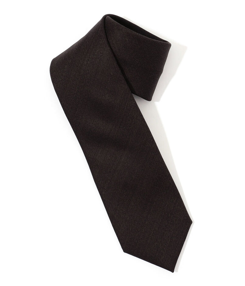 STEFANO BIGI ウール ヘリンボーン ネクタイ