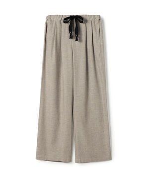 カシミヤリネンビーバー ストリングパンツ
