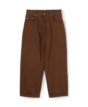 ■サンフェードデニム セミワイドパンツ