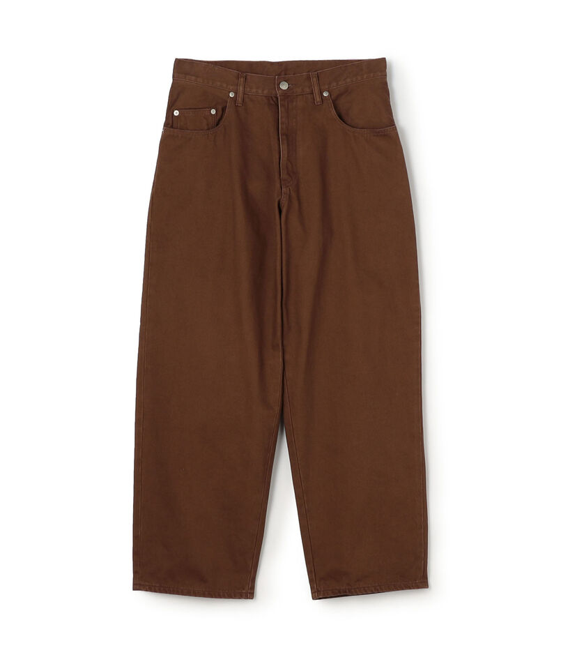 ■サンフェードデニム セミワイドパンツ