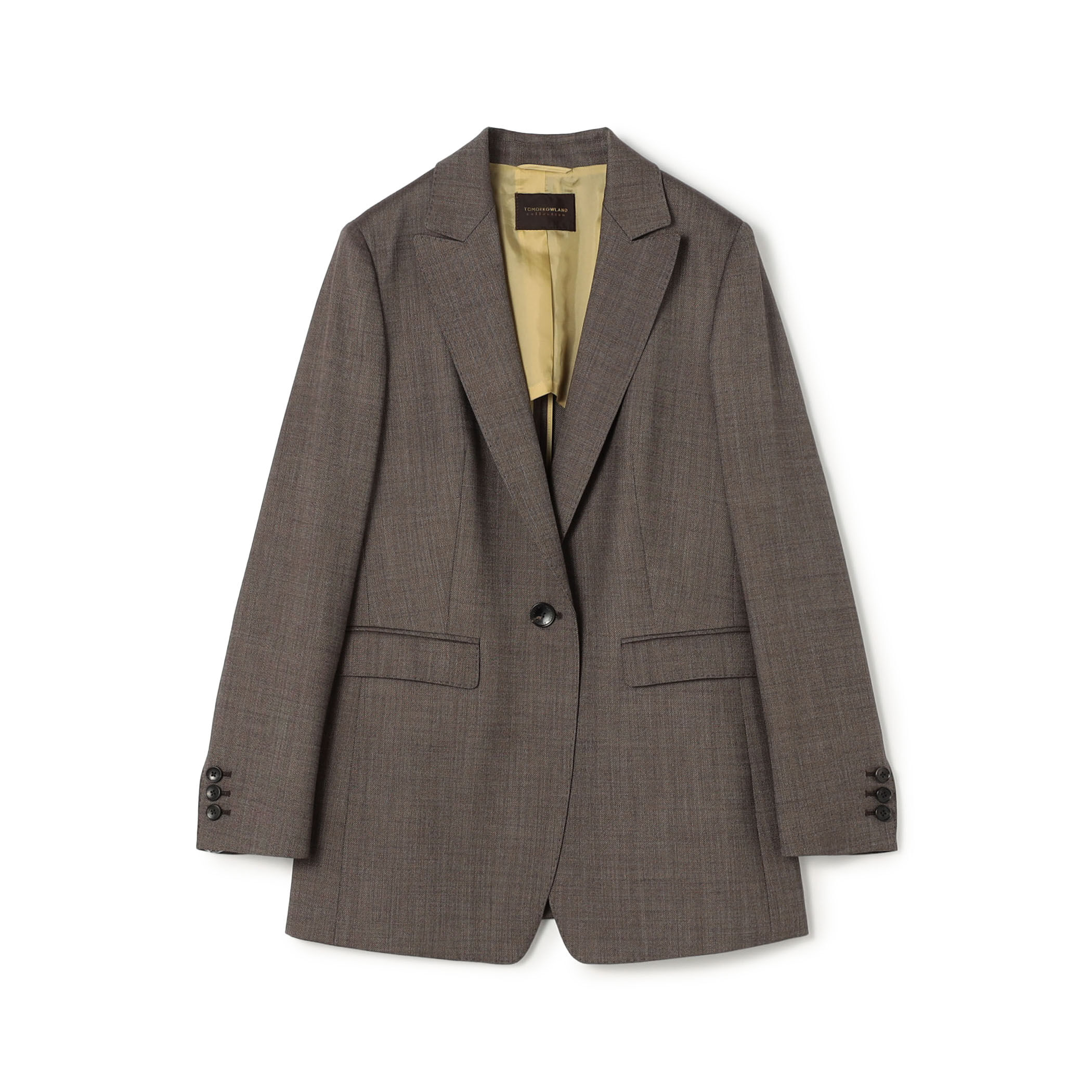 ウーステッドカルゼ 1Bテーラードジャケット｜トゥモローランド 公式通販