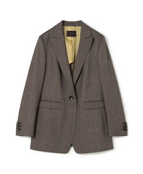 ウーステッドカルゼ 1Bテーラードジャケット