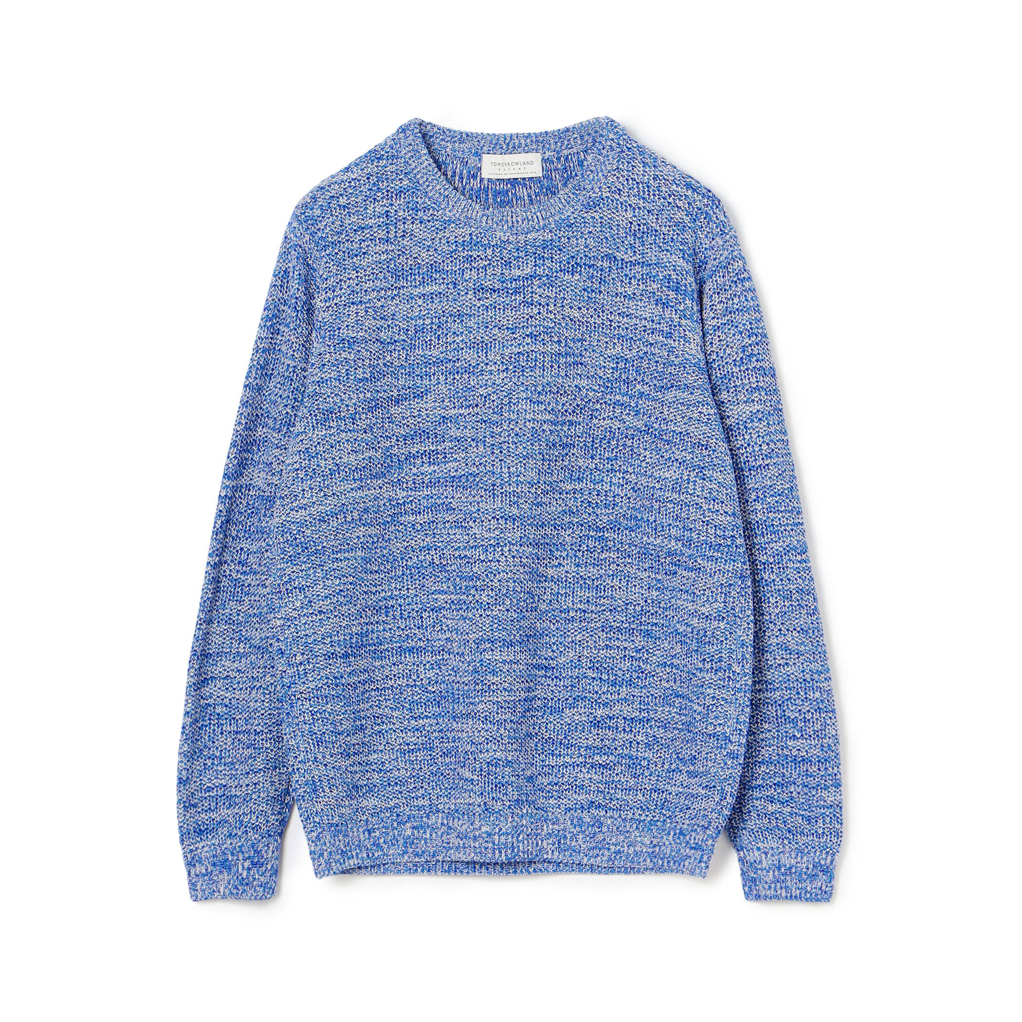 TOMORROWLAND tricot ギマコットンリネン クルーネックプルオーバー