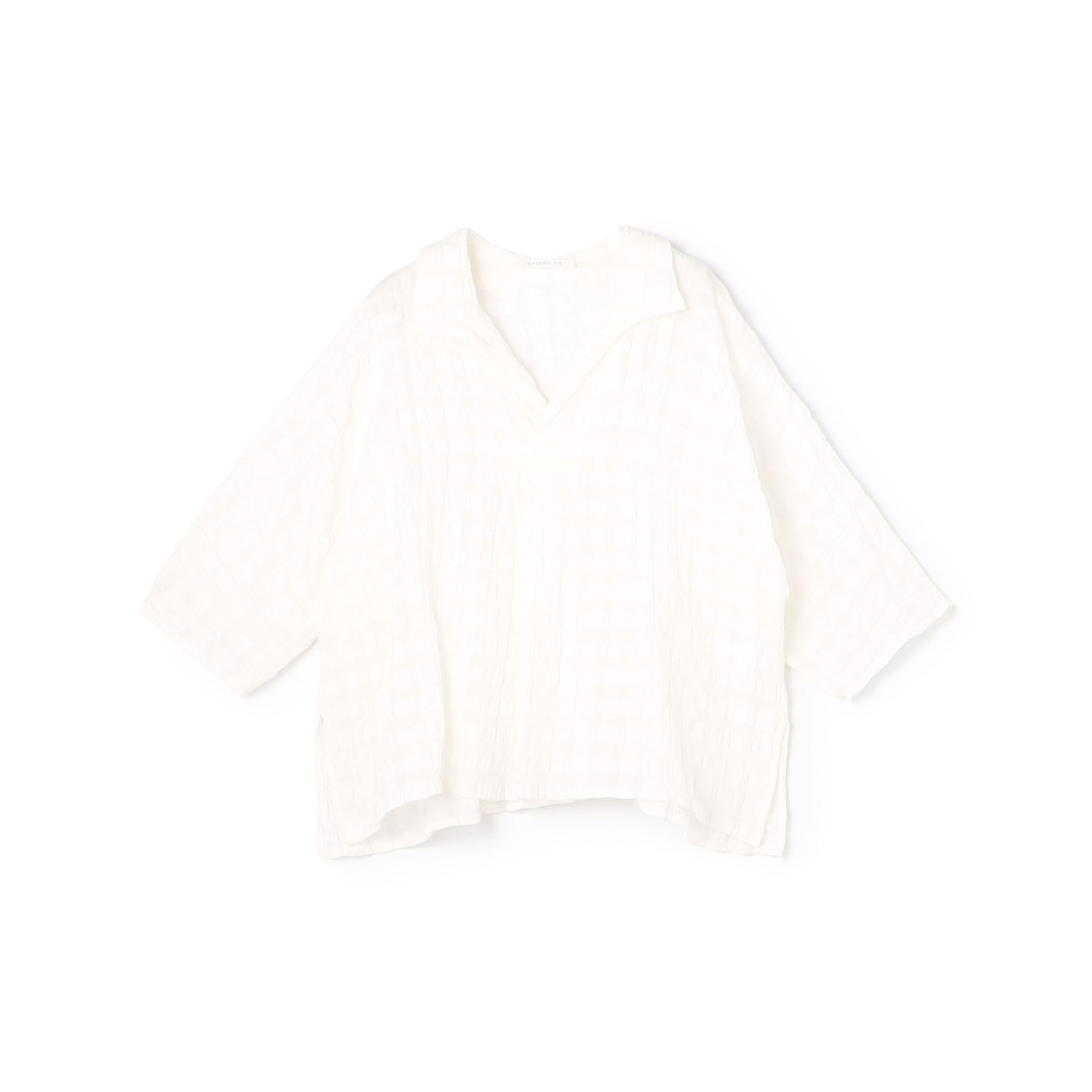 シアーチェック ワイドシャツ｜トゥモローランド 公式通販