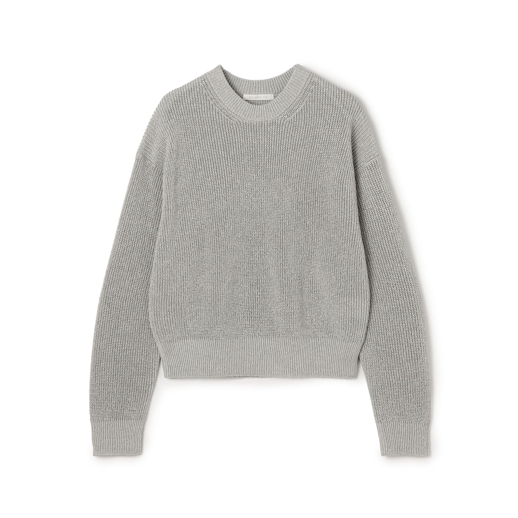 【美品】  LOHEN / ローヘン | 2023AW | フィッシャーマンクルーニット | F | グレー | レディース 美品】 LOHEN / ローヘン | 2023AW | フィッシャーマンクルーニット
