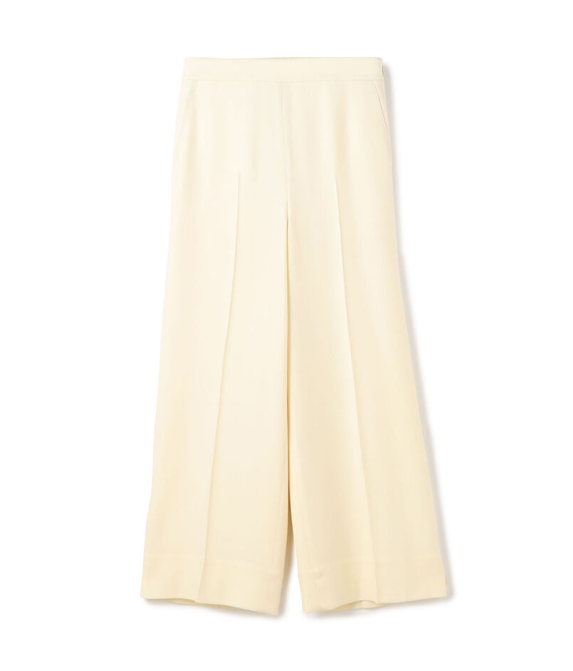 ストレッチボタニー ワイドパンツ