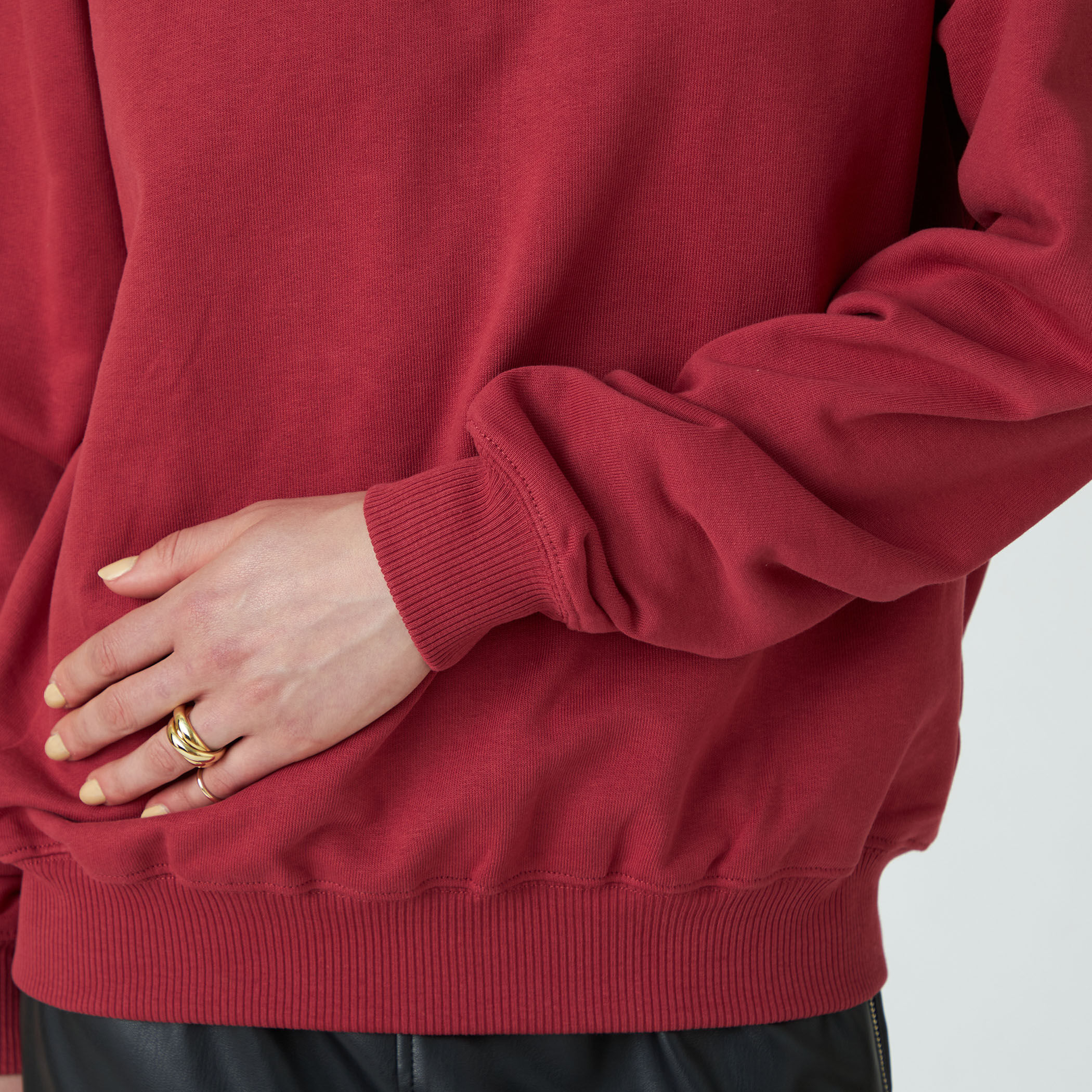 別注】Les Petits Basics コットン ジッププルオーバー