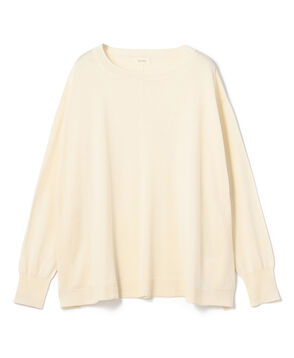 マットシルク ラウンドネックプルオーバー
