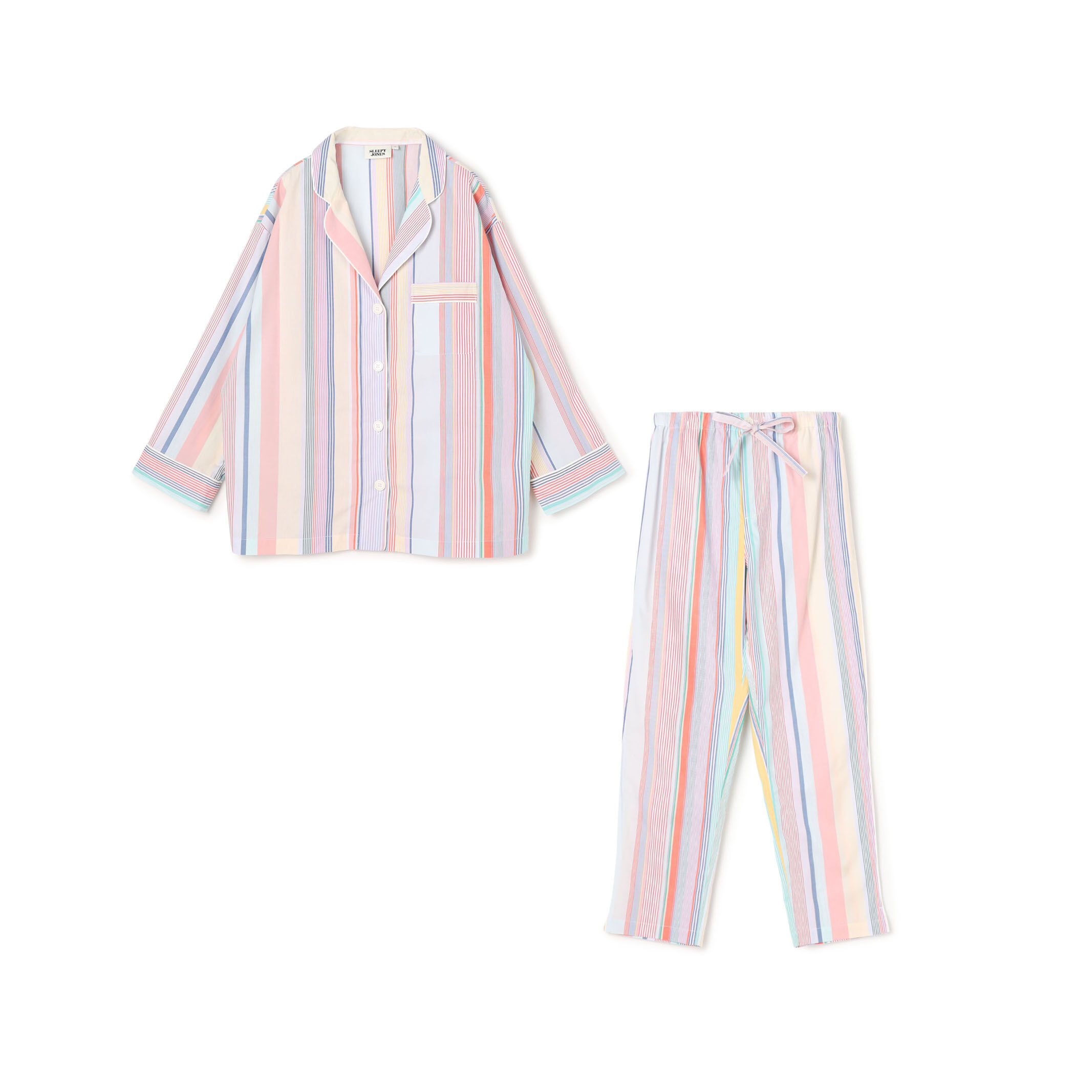 SLEEPY JONES | Marina Pajama Set French Riviera Stripe