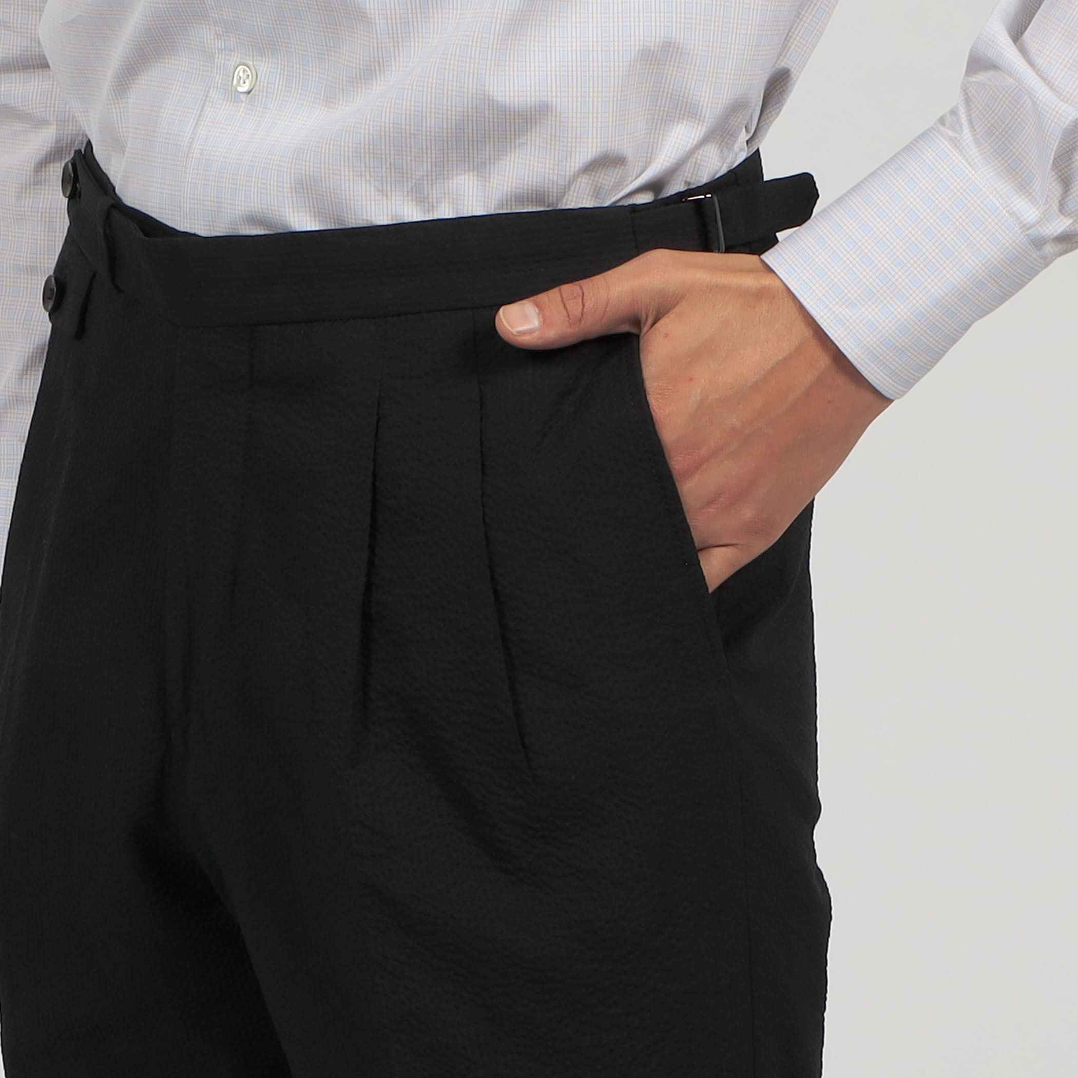 ONCILY スラックス TUCK WIDE GURKHA SLACKS / タックワイド