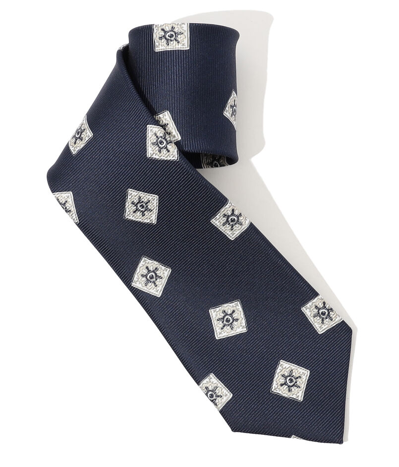 ERRICO FORMICOLA シルクプリント 小紋柄ネクタイ
