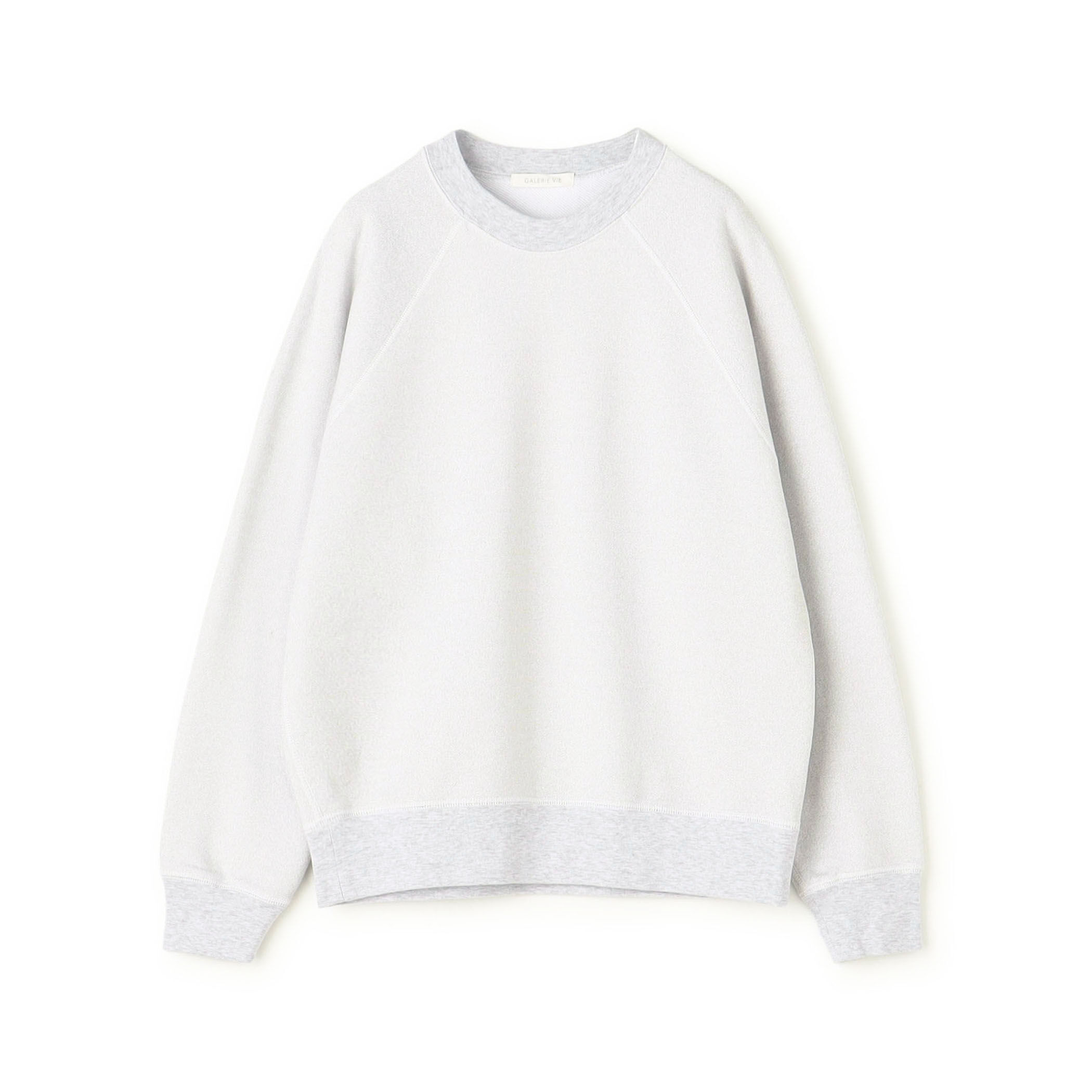 スビンバックパイルラメ ラグランスリーブプルオーバー