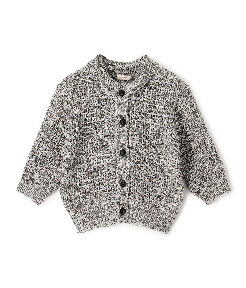 【WEB先行予約】ギマコットン ハーフスリーブポロカーディガン