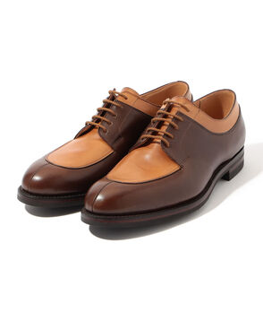 【別注】　CROCKETT&JONES SHELTON5 アンティークカーフレザー Uチップ レザーシューズ