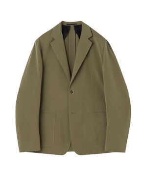 コットンナイロンシャンブレー シングルブレステッド 2Bジャケット FABRICA