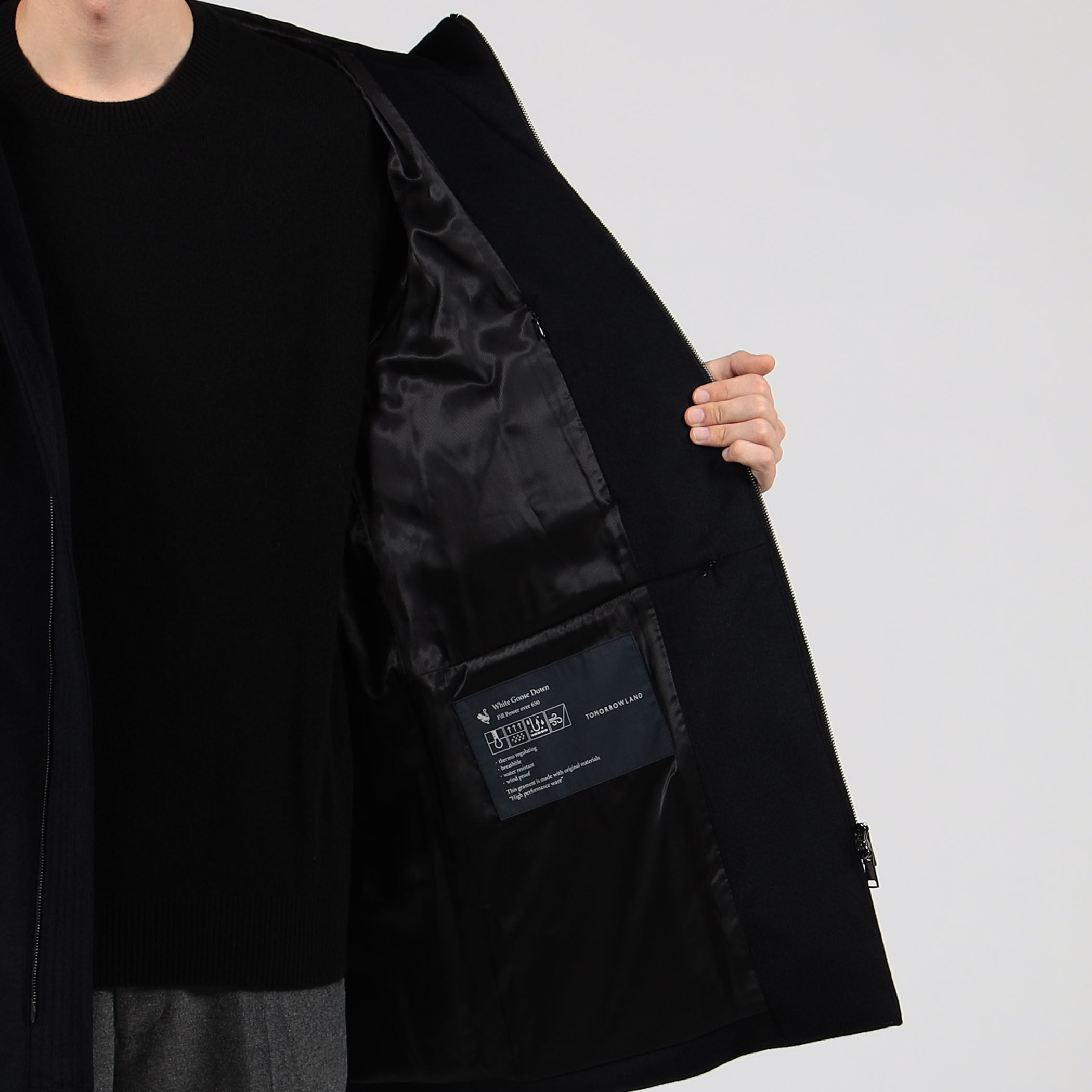 ウールカシミヤ ダウンコート｜トゥモローランド 公式通販