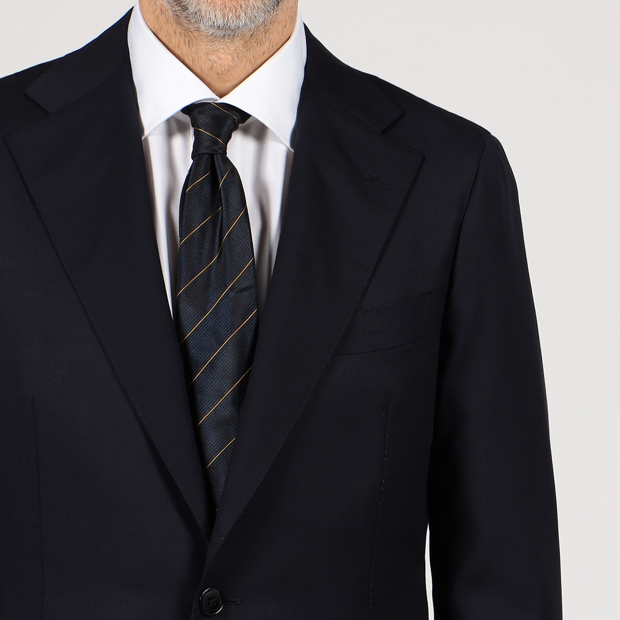 ウールツイル シングルブレステッド2Bジャケット E.Zegna