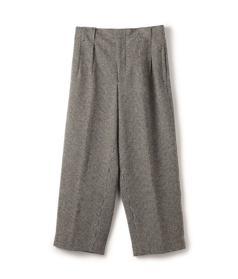 ウールナイロンポリウレタン 2WAYストレッチ 2プリーツパンツ ウールナイロンポリウレタン 2WAYストレッチ 2プリーツパンツ