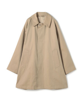 【別注】INVERTERE コットンシルクギャバジン ステンカラーコート