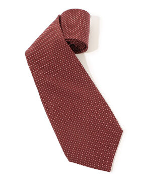 MAISON et VOYAGE シルクプリント1mmドット ワイドタイ