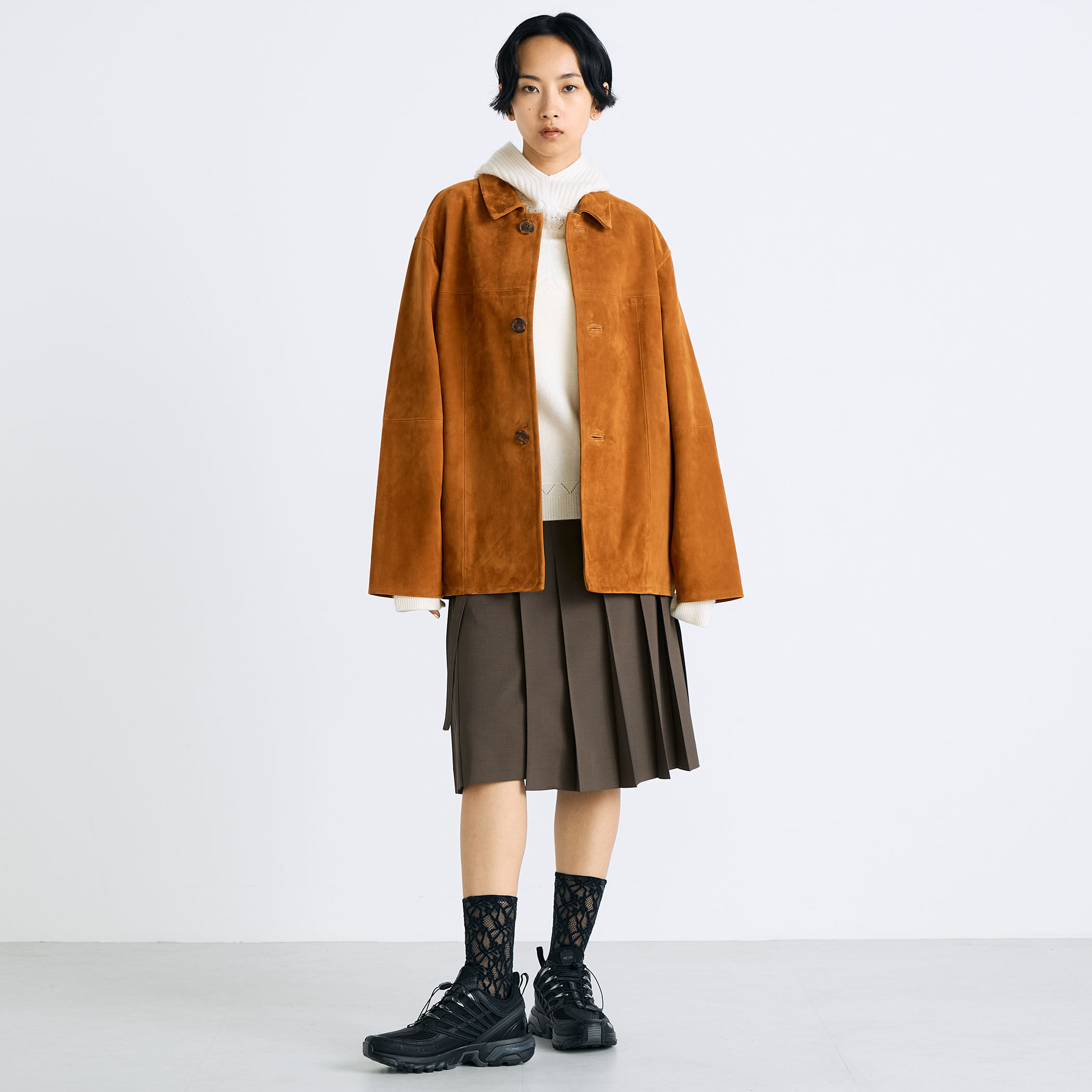 ゴートスエード カバーオール｜トゥモローランド 公式通販