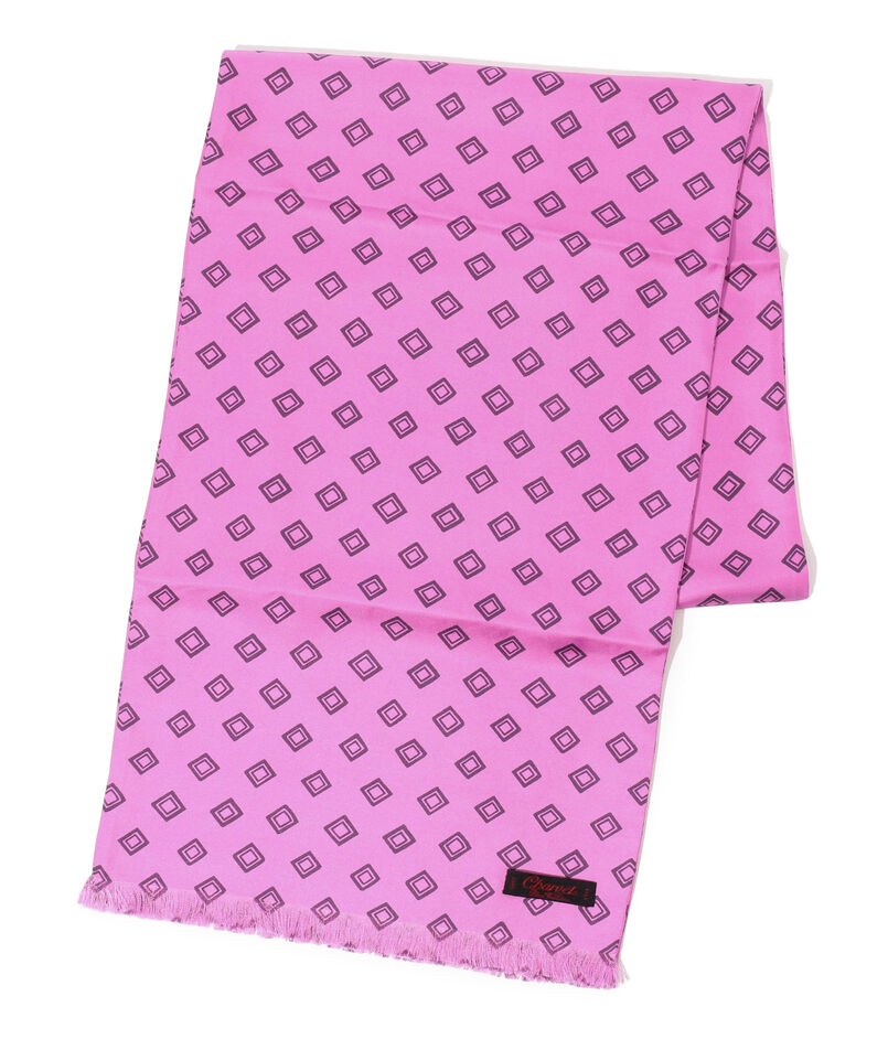 Charvet シルクプリント スカーフ