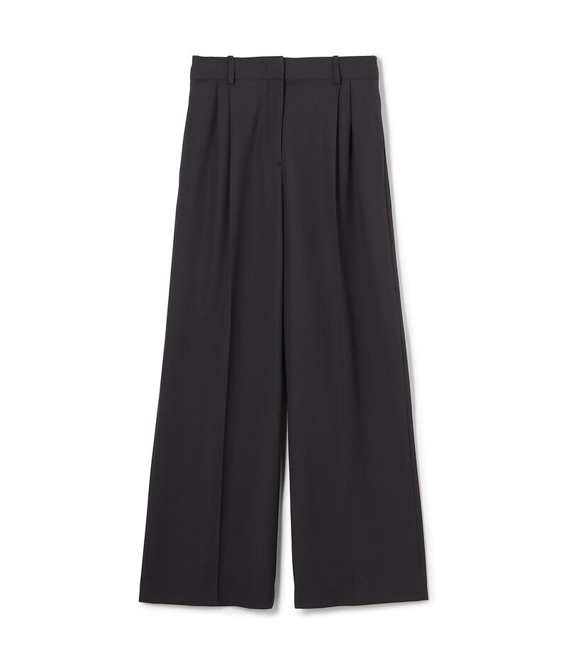 【WEB先行予約】ハイツイストギャバジン 2タックワイドパンツ