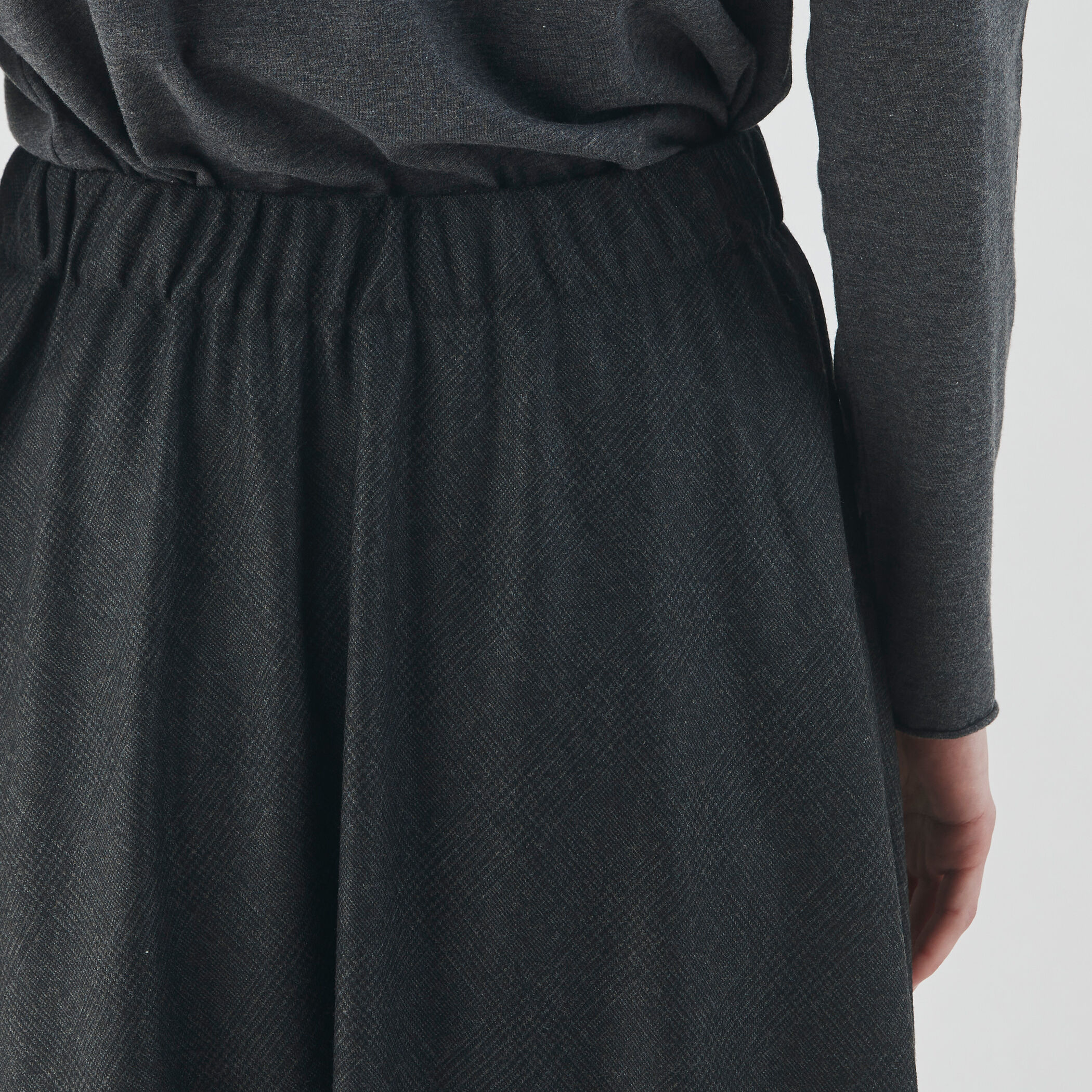 フラノストレッチ ギャザーマキシスカート｜トゥモローランド 公式通販