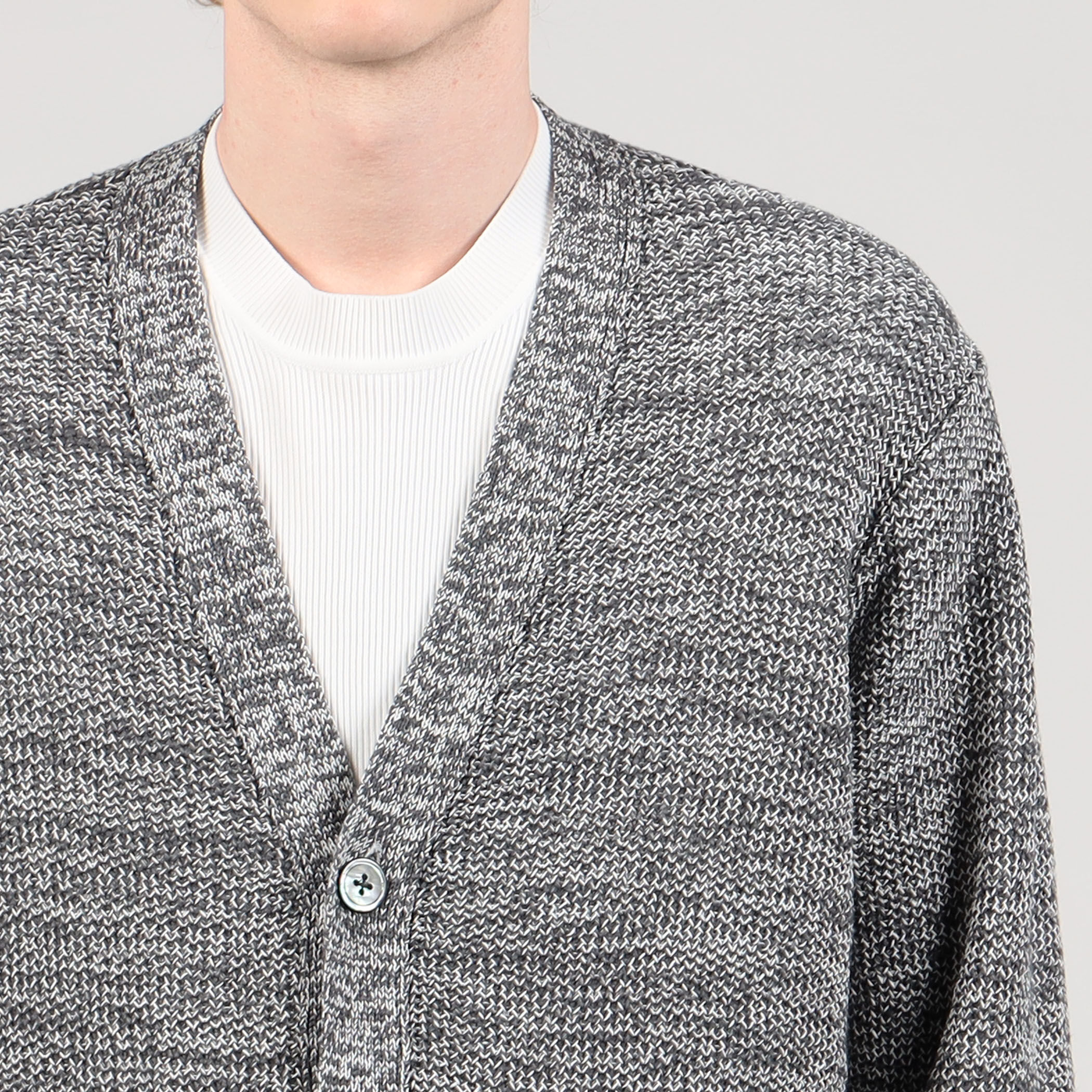 トゥモローランド購入 マルジェラ コットンニットカーディガン Lサイズ TOMORROWLAND tricot コットンカシミヤ クルーネック
