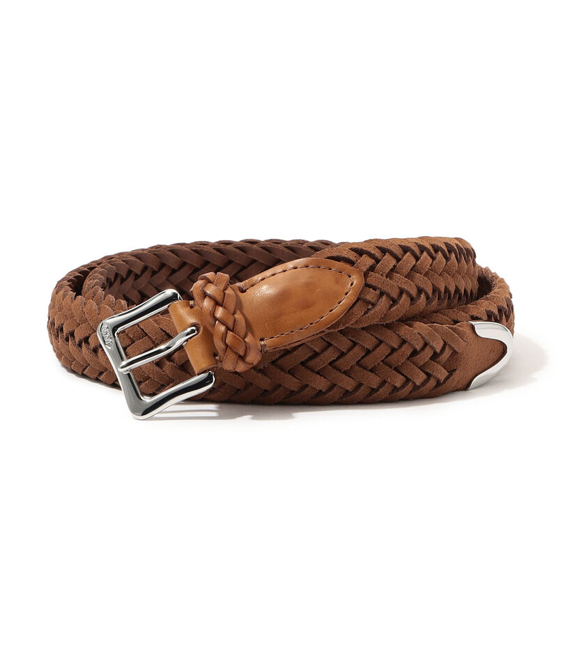 J&M DAVIDSON ENVELOPE BUCKLE TIP END 25MM LEATHER レザーメッシュベルト