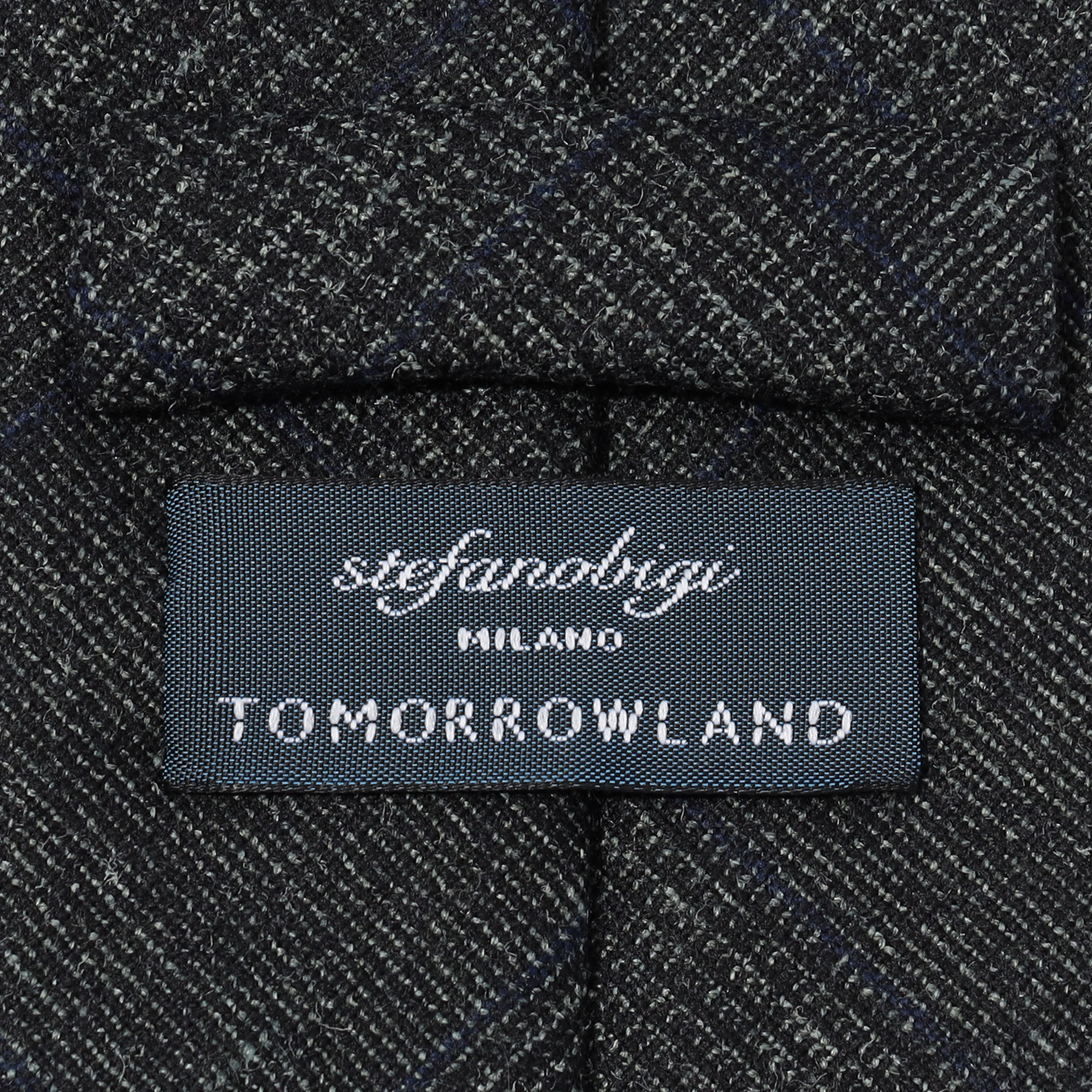 STEFANO BIGI ウールシルクリネン チェックネクタイ｜トゥモローランド