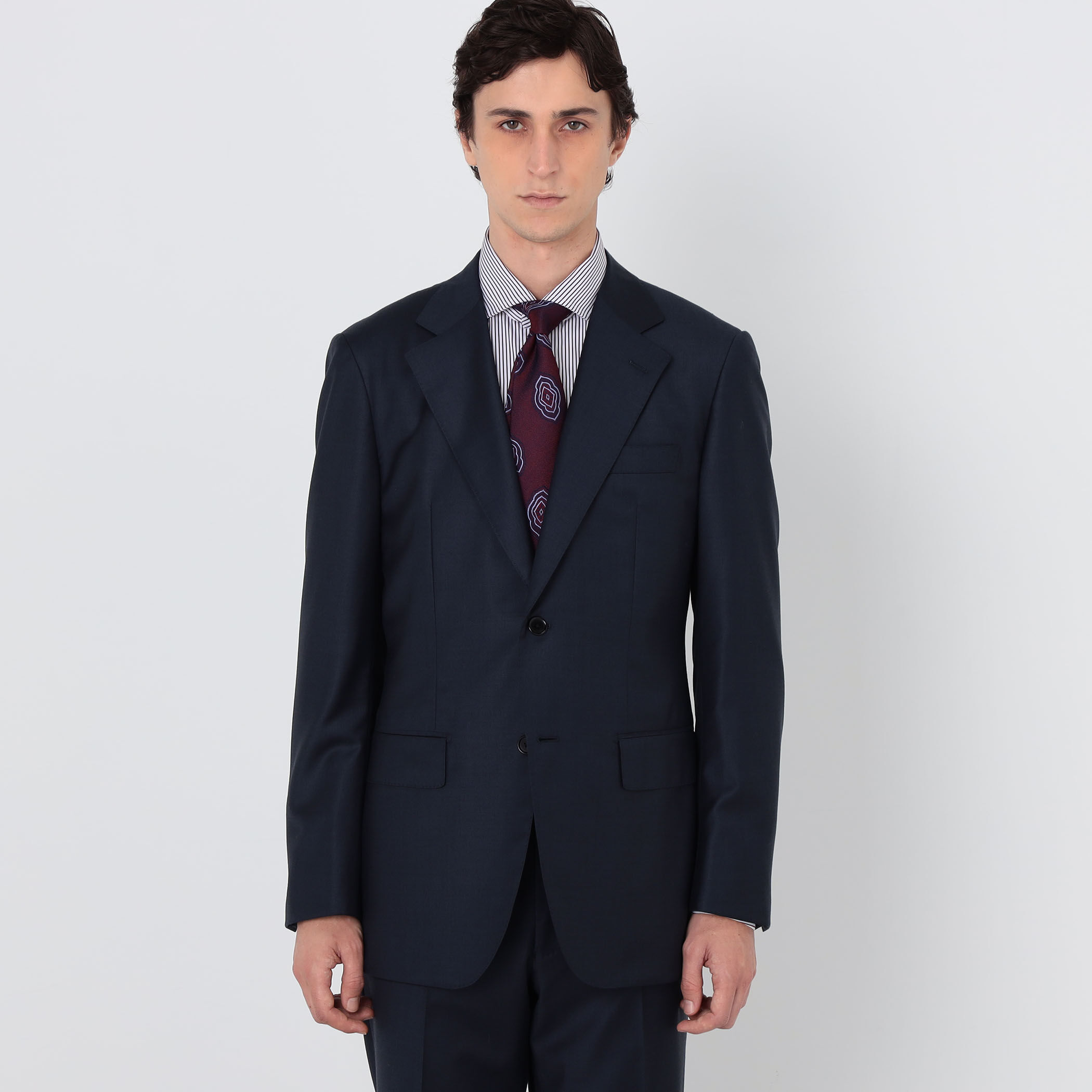 ウール シングルブレステッド 2Bスーツ TROFEO E.Zegna