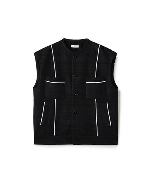 ブラックツイード オーバーサイズジレ