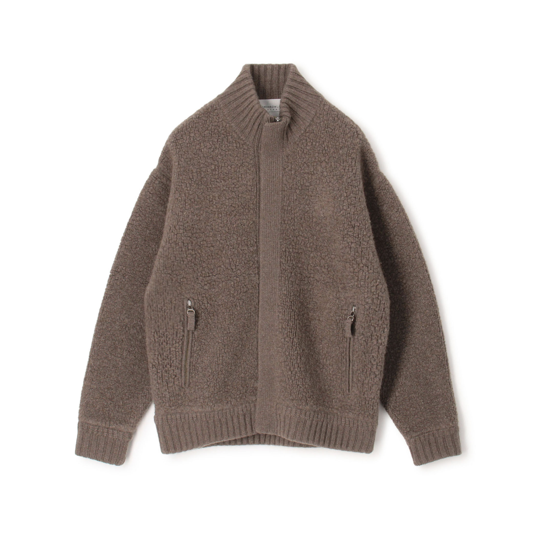 WEB先行予約】TOMORROWLAND tricot ウールカシミヤ パイルフリース