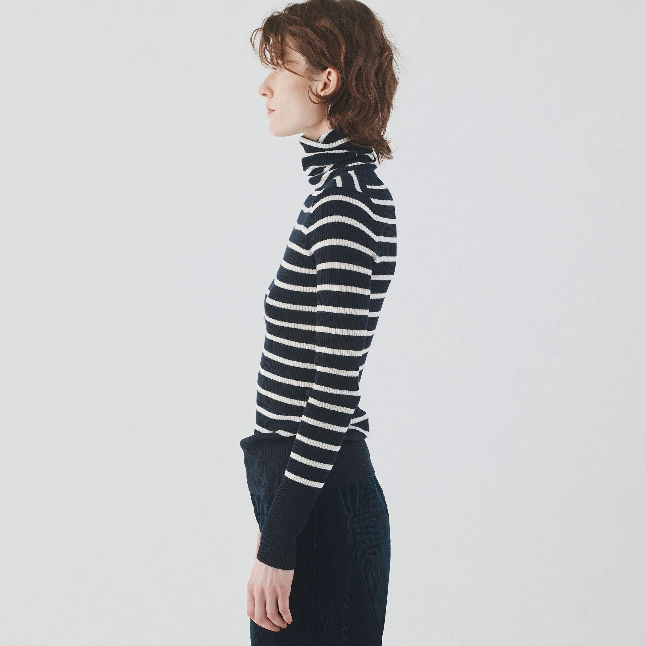 ギャリルヴィー ウールカシミヤネップ タートルネックプルオーバー ギャリルヴィー ウールカシミヤネップ タートルネックプル