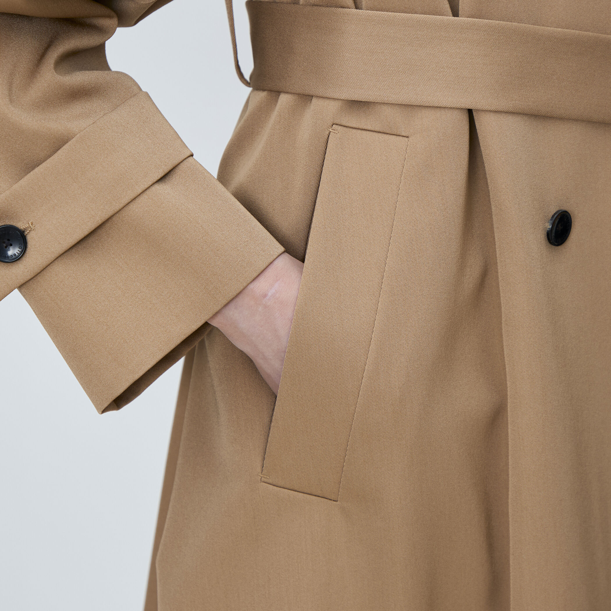 カバートクロス スタンドカラーコート｜トゥモローランド 公式通販