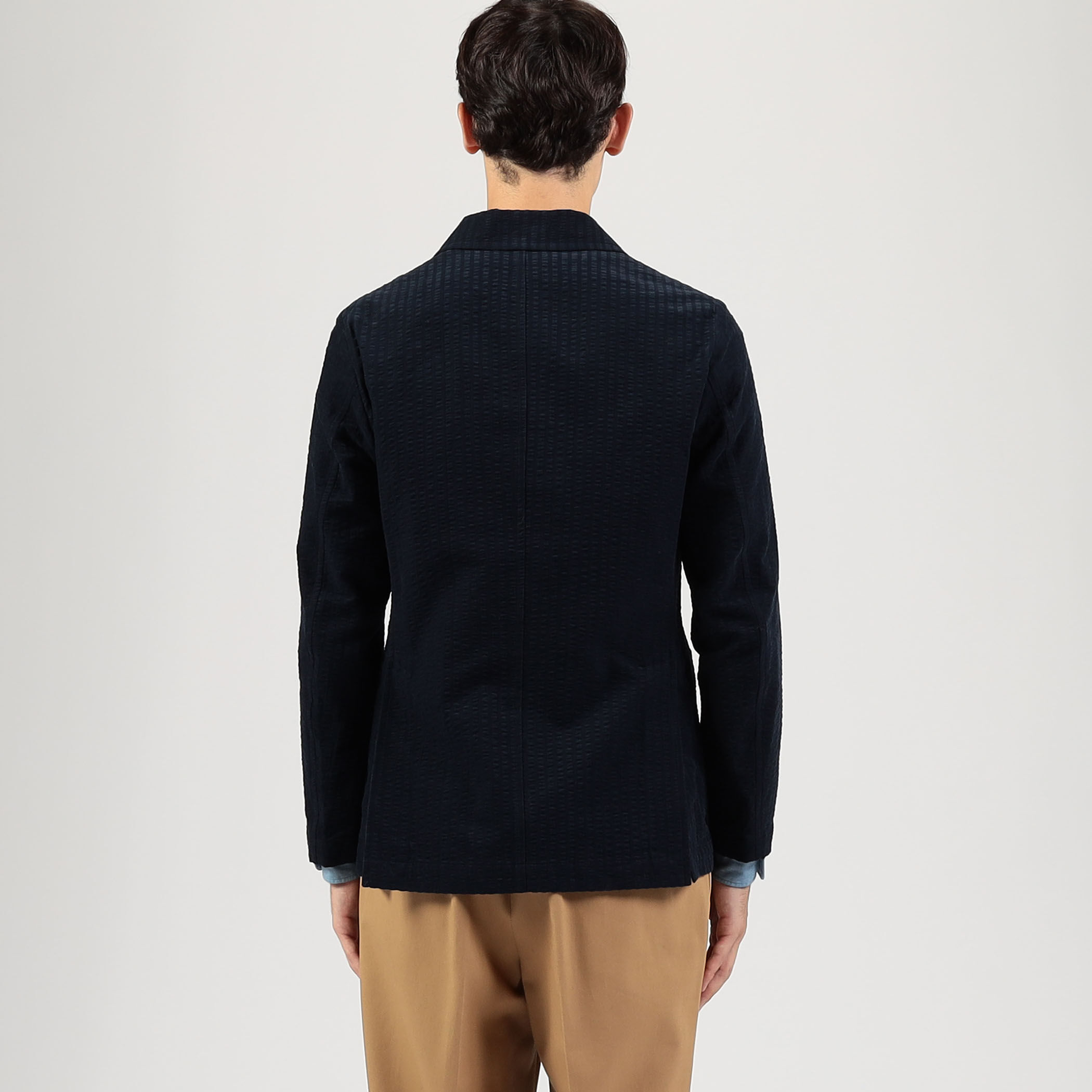 □コットンコーデュロイ ダブルブレステッド6Bジャケット ALBINI