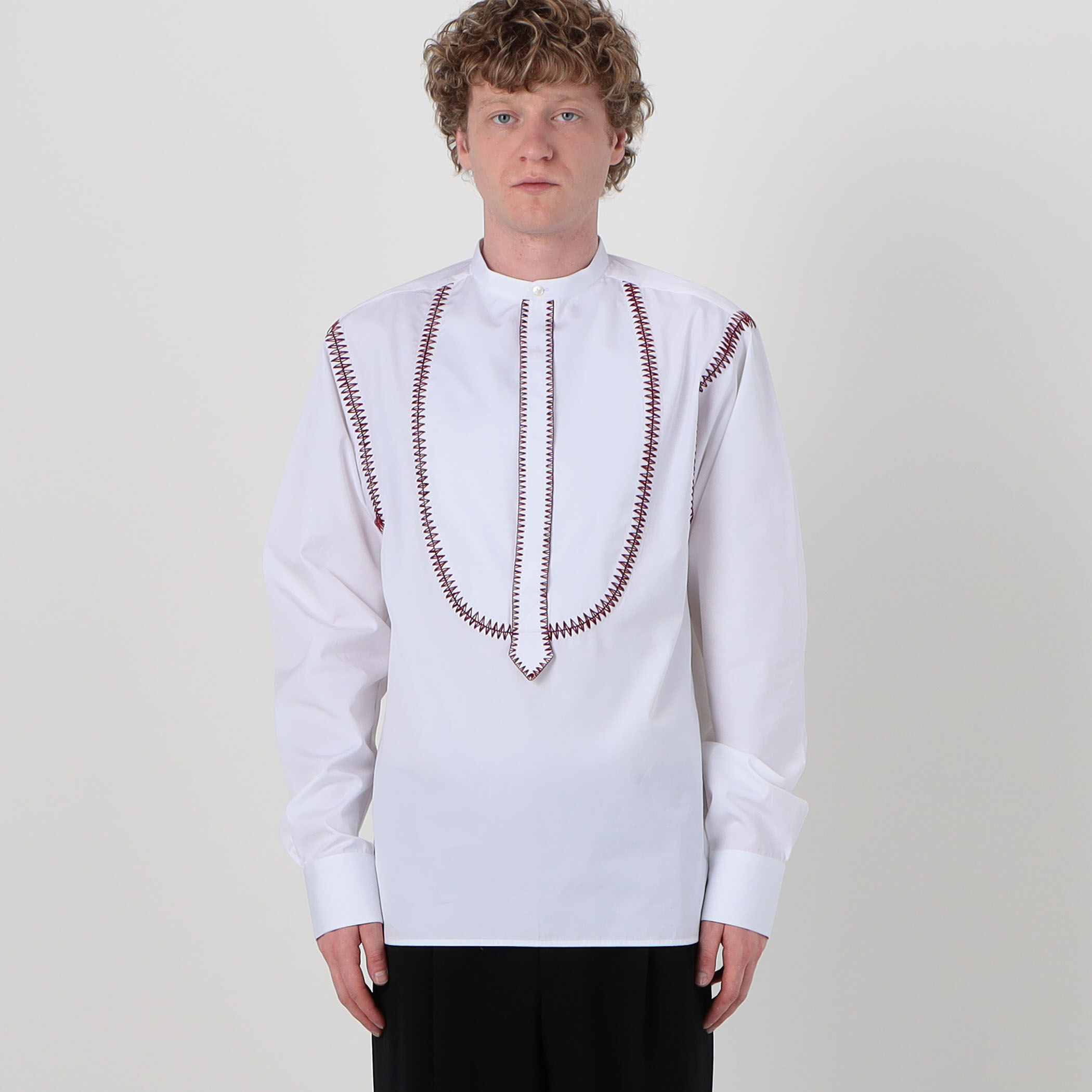 sebline MAROCAINE PAINTER'S SHIRT コットンロングスリーブシャツ