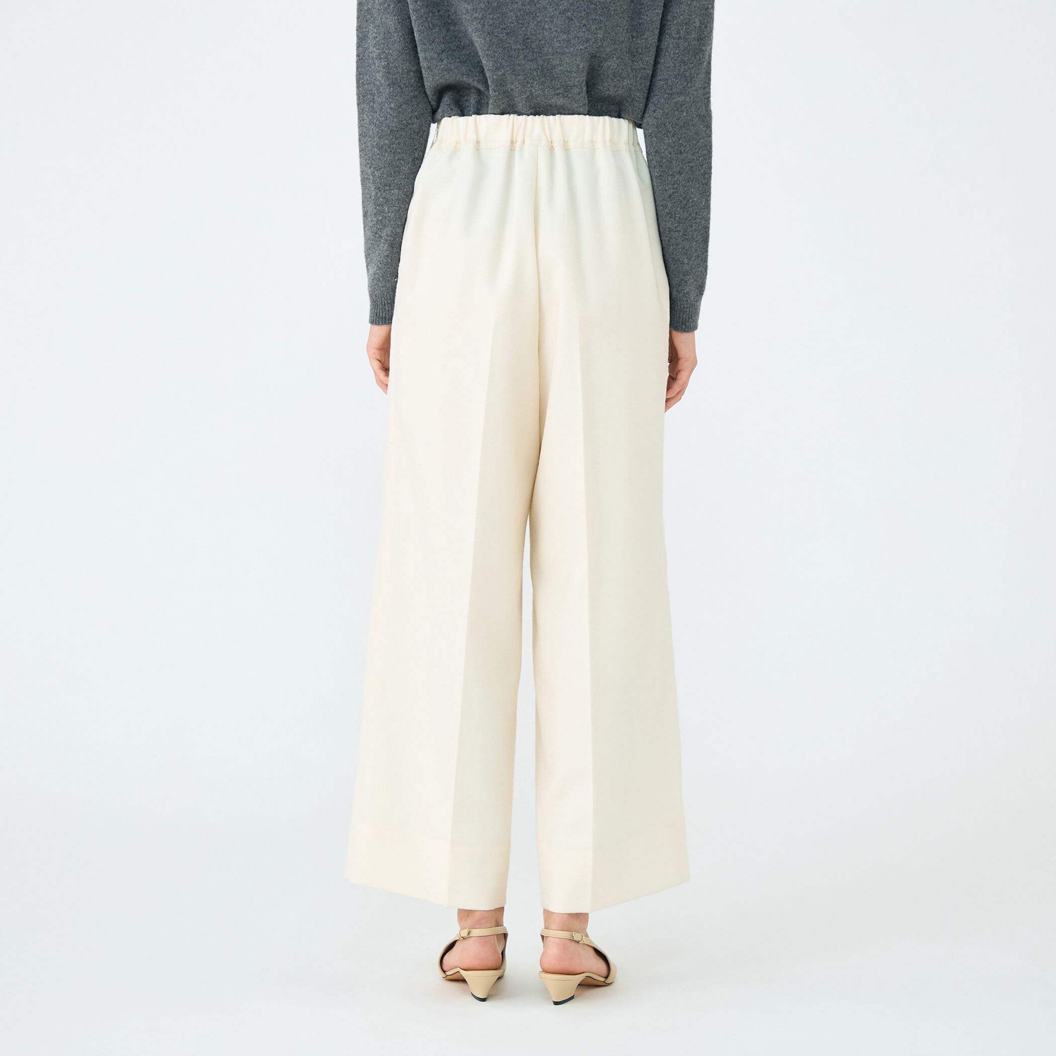 ミリングツイル セミワイドパンツ｜トゥモローランド 公式通販