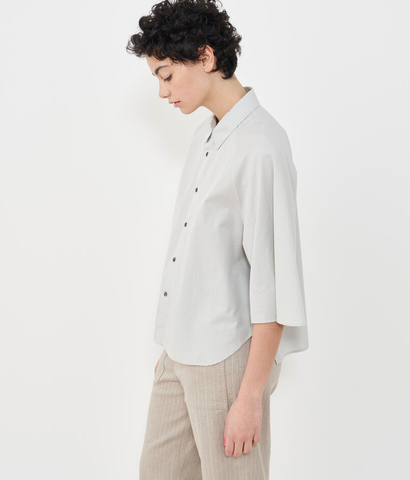 コットンツイル ラグランスリーブシャツ｜トゥモローランド 公式通販 