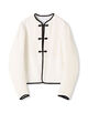 Mame Kurogouchi Viscose Rayon Floral Jacquard Silk Filling Jacket