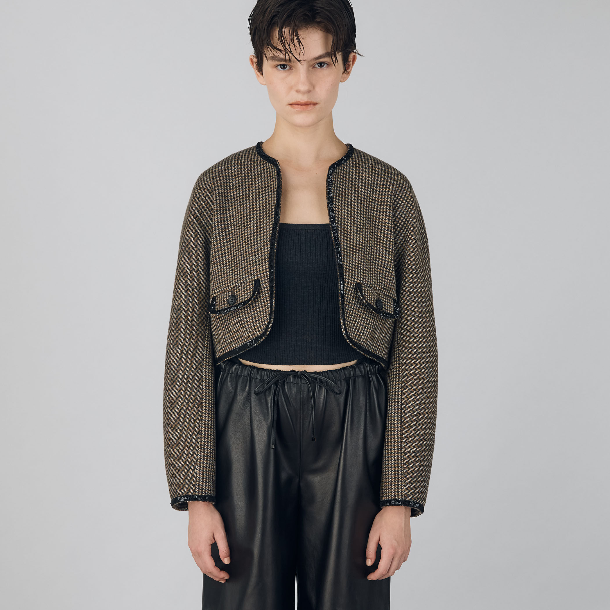 ブリティッシュツイード ショートジャケット｜トゥモローランド 公式通販