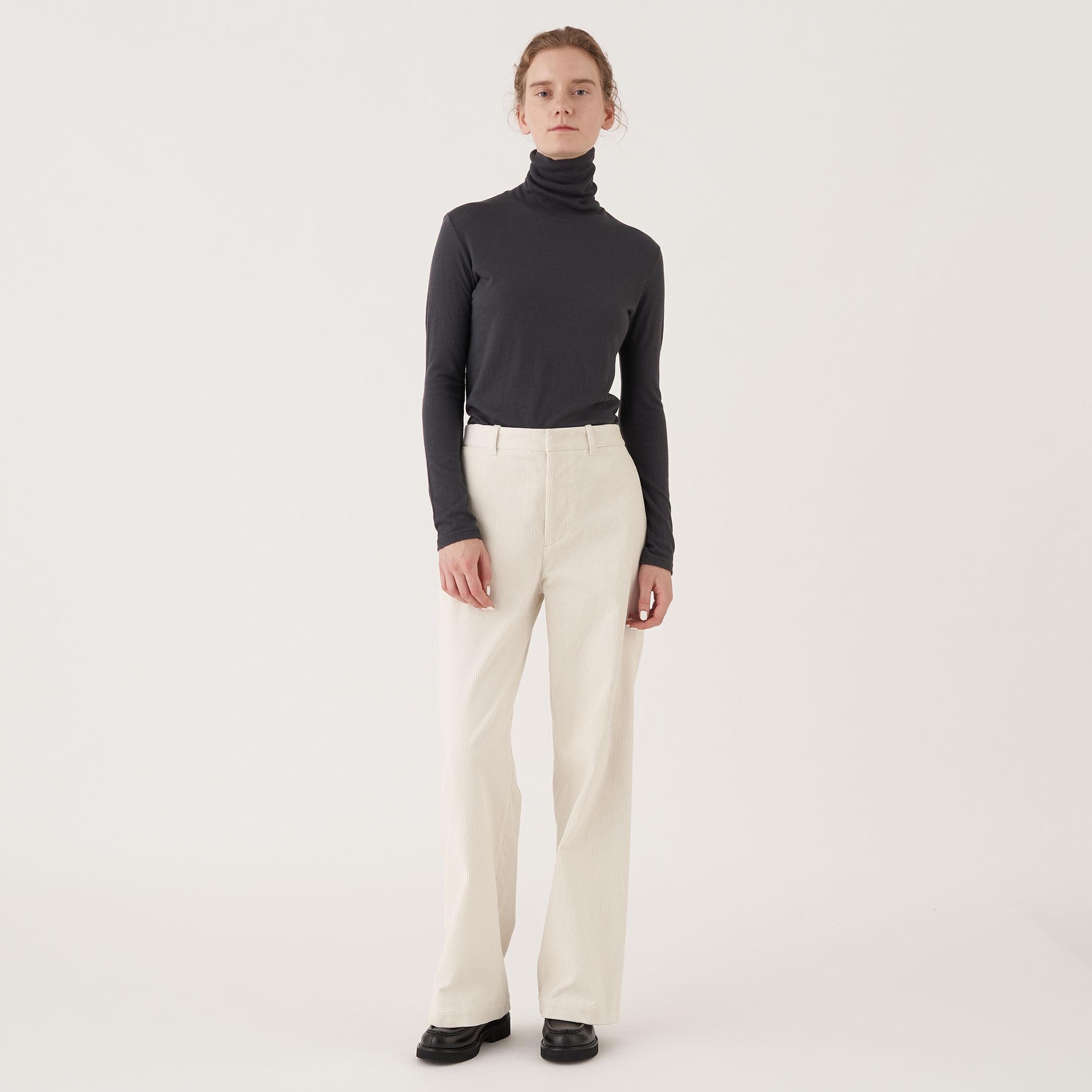 GALERIE VIE コットンカシミヤ タートルネックプルオーバー