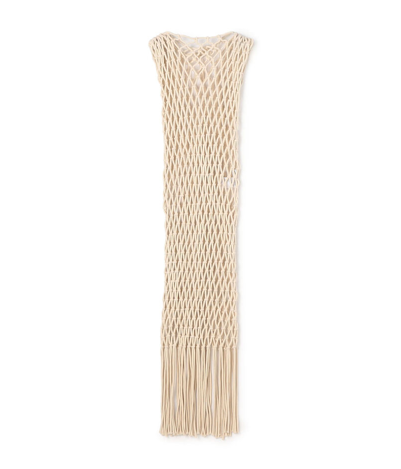 HYKE ROPE NET DRESS ワンピース