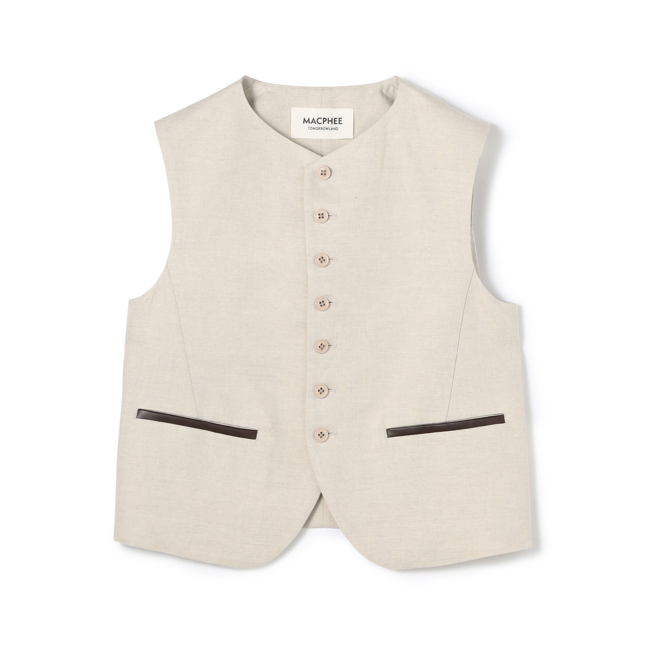 タイニーヘリンボーン コンパクトジレ｜トゥモローランド 公式通販