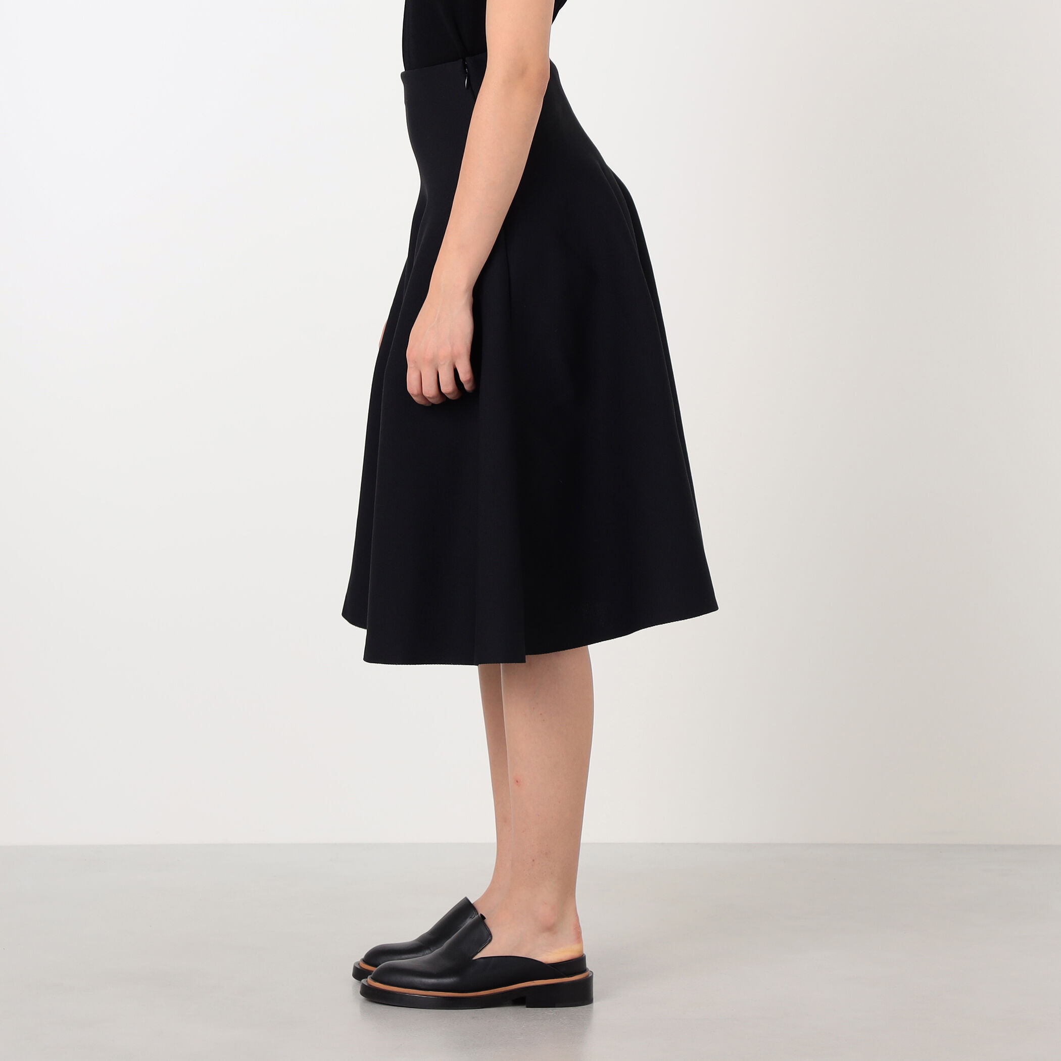 CFCL MILAN MIDI FLARE SKIRT ミラノリブ フレアスカート